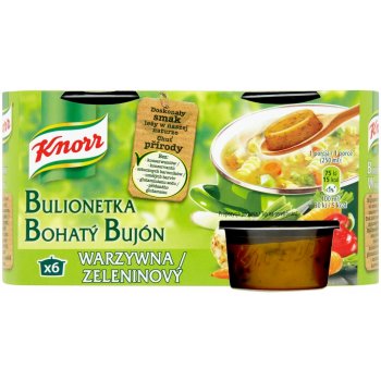 Knorr Bohatý Bujón Zeleninový 6 x 28 g