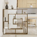 Houseland knihovna Labirent dub tmavý – Zboží Mobilmania