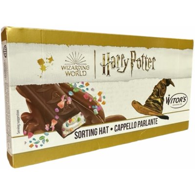 Witor's Harry Potter moudrý klobouk tyčinky z mléčné čokolády se šumivými kousky 100 g – Zboží Dáma
