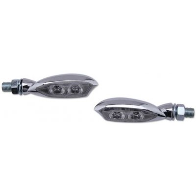 SHIN YO LED moto blinkry / koncové světlo MORELLA DUE chrom – Hledejceny.cz