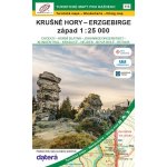 Krušné hory západ mapa 1:25t. Geodézie – Zboží Dáma