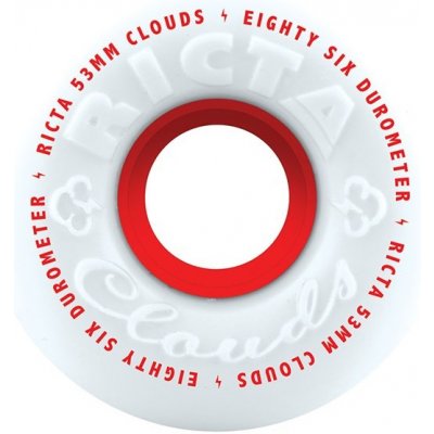 RICTA Clouds Red 67245 53mm 86a – Zboží Dáma