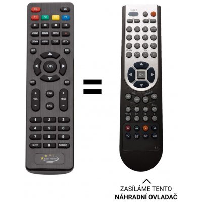 Dálkový ovladač Predátor GOLDEN INTERSTAR ALPHA X, Predátor BETA X, Predátor BETA X WL, GAMMA X, HD FTA S2+ – Zboží Živě