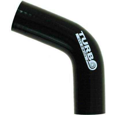 TurboWorkS Silikonová hadice - 67° černé koleno 102 mm – Hledejceny.cz