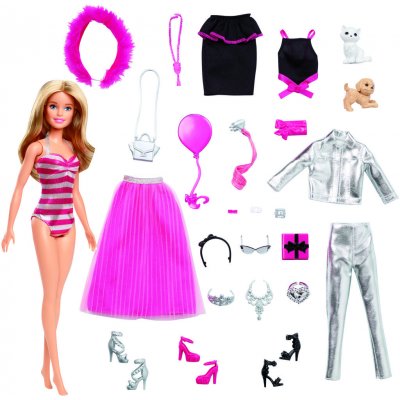 Mattel Barbie Adventní kalendář růžový