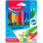 Maped Plastové pastely ColorPeps Plasticlean 12 barev – Zboží Mobilmania