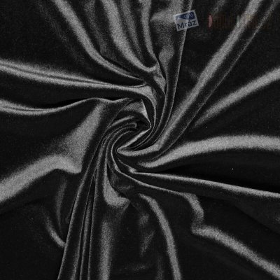 Samet elastický černý – Zboží Dáma