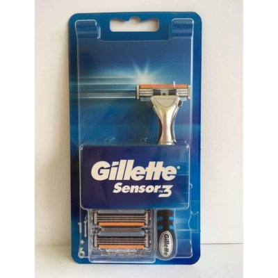 Gillette Sensor3 + 3 ks hlavic – Zboží Mobilmania