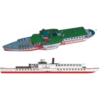 Bestr model Kolesový parník Vltava – Zboží Dáma