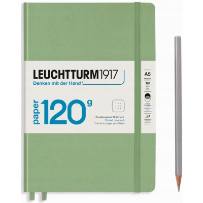Leuchtturm1917 Edition Tečkovaný zápisník Medium A5 Sage – Zboží Živě