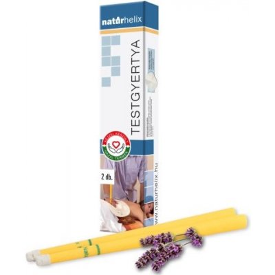 Naturhelix Tělová svíčka levandule 2 ks – Zboží Dáma