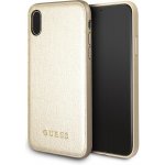 Pouzdro Guess Iridescent iPhone X zlaté – Zboží Mobilmania