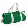 Sportovní taška BagBase sportovní oválná přes rameno 20 l zelená výrazná bílá 50 x 25 x 25 cm BG140