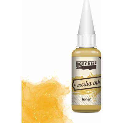 Pentart Alkoholový inkoust 20 ml MEDOVÁ ŽLUTÁ – Zboží Dáma