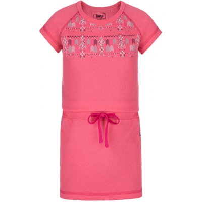 Loap Bacyella dívčí sportovní šaty růžová – Zboží Mobilmania
