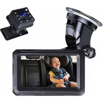 Bezpečnostní monitor do auta pro děti, HD kamera s IR, 1080P, 8 LED – Sleviste.cz