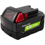 Green Cell PTML18V5, Milwaukee M18 18V 5Ah - neoriginální – Zboží Dáma