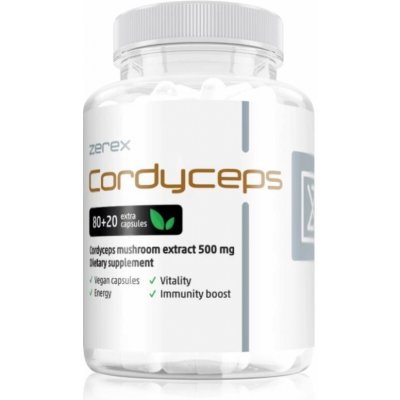 Zerex Cordyceps 500 mg 80 + 20 kapslí – Hledejceny.cz