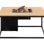 Cosi Cosiloft 100 černý rám/deska teak – Zboží Dáma