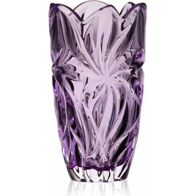 Aurum Crystal Váza FLORA amethyst 280 mm – Hledejceny.cz