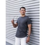 TallGuys pánské prodloužené tričko óčko Antracite – Zboží Dáma