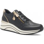Remonte sneakersy D0T03-01 Schwarz Ginger-gold černá – Zboží Dáma