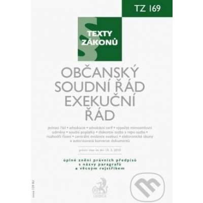 Občanský soudní řád, exekuční řád - texty zákonů – Hledejceny.cz