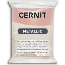 CERNIT metallic zlatá růžová 56 g 052