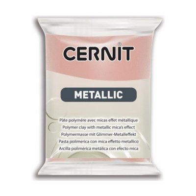 CERNIT metallic zlatá růžová 56 g 052 – Zboží Mobilmania