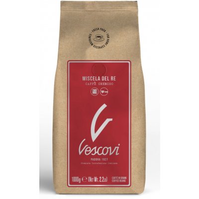 Caffe Vescovi Miscela del Re zrnková 1 kg – Hledejceny.cz