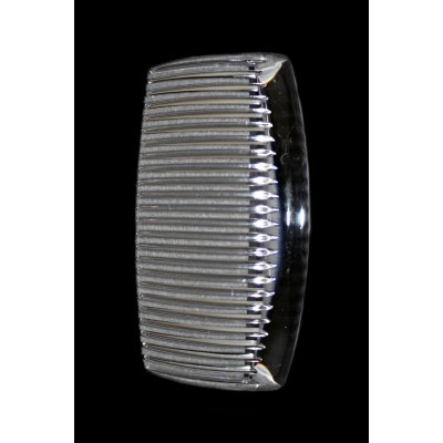 Hair bižuterie hřebínek velký průsvitný – Zboží Dáma