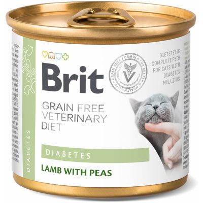 Brit VD Cat GF Diabetes 200 g – Hledejceny.cz