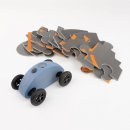 Trihorse Autíčko Finger Car modré s puzzle skládačkou
