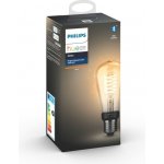 Philips Hue Filament BT LED žárovka E27 ST64 9W teplá bílá chytrá LED žárovka 600 lm 2200 K stmívatelná – Sleviste.cz