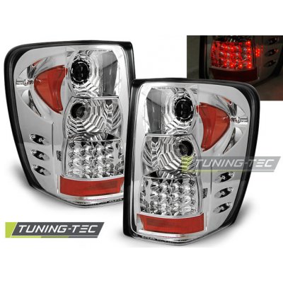 Zadní světla Jepp Grand Cherokee 99-05 - krystal/chrom LED – Hledejceny.cz