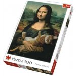 Trefl Mona Lisa s kočkou 500 dílků – Zboží Dáma
