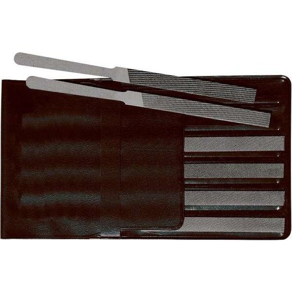 Pilníky Sada pilníků na kontakty 150 mm křížový sek, 6 ks. PVC taška FORTIS