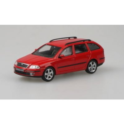 Abrex škoda Octavia Combi 2004 červená 1:43