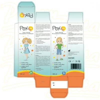 PoxOut Pěna zmírňující příznaky pl. neštovic 100 ml – Zboží Dáma