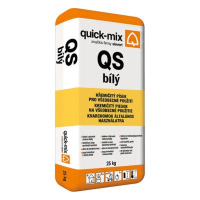Písek zásypový křemičitý quick mix QS bílý 25 kg – HobbyKompas.cz
