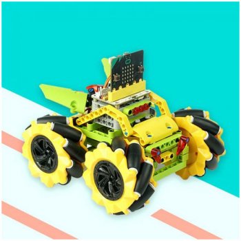 Elecfreaks DIY Mecanum Monster Truck pro micro:bit žlutá kola