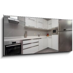 Obraz 1D panorama - 120 x 50 cm - New modern kitchen Nová moderní kuchyně