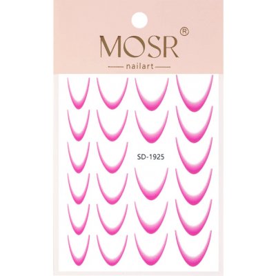 Starnails Samolepky na nehty ombré dark pink – Hledejceny.cz