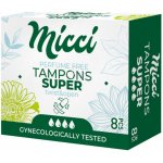 Micci menstruační tampony Super 8 ks – Zboží Dáma