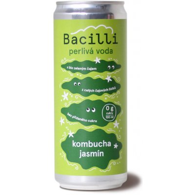Bacilli perlivá voda Kombucha jasmín 330 ml – Zboží Dáma