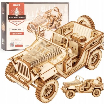 Robotime Rokr 3D Vojenské auto MC701 369ks – Sleviste.cz
