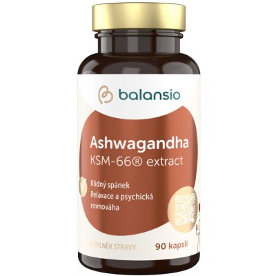 Balansio Ashwagandha KSM-66 90 kapslí – Hledejceny.cz