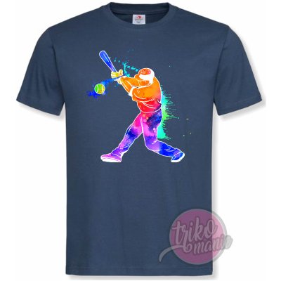 tričko sport Magic baseball modrá navy – Zboží Mobilmania