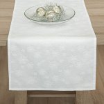 Veba Ubrus Garbo Velké vánoční hvězdy bílá 140x140 cm – Zbozi.Blesk.cz