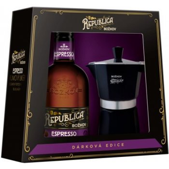 Rum Republica Espresso Elixir Božkov 33% 0,7 l (holá láhev)
